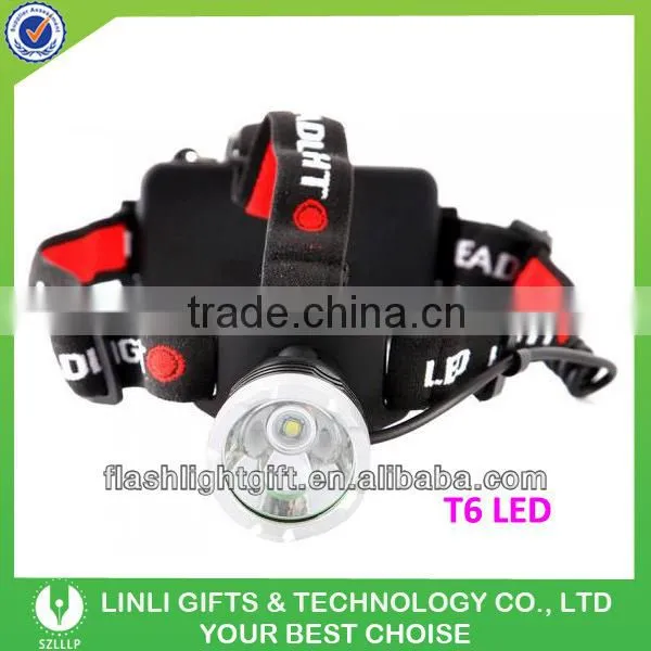 Cree T6 Led Rechargeable Zoom Head Lamp