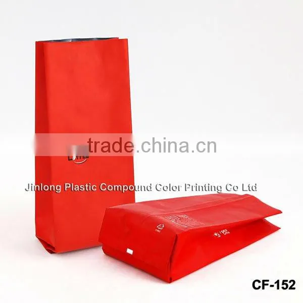back center sealed coffee bag 500g