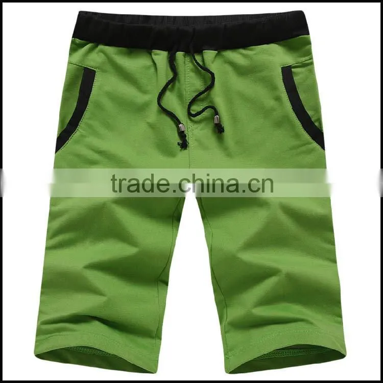 Top sale stylish designer short half cotton mens sweatpants pants with pocket