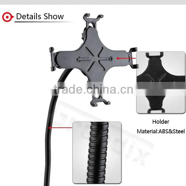 Universal tablet bed holder,Tablet PC clamp holder