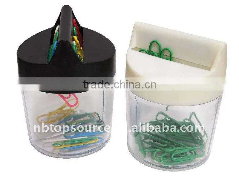 Good selling utility colorful magnetic paper clip holder