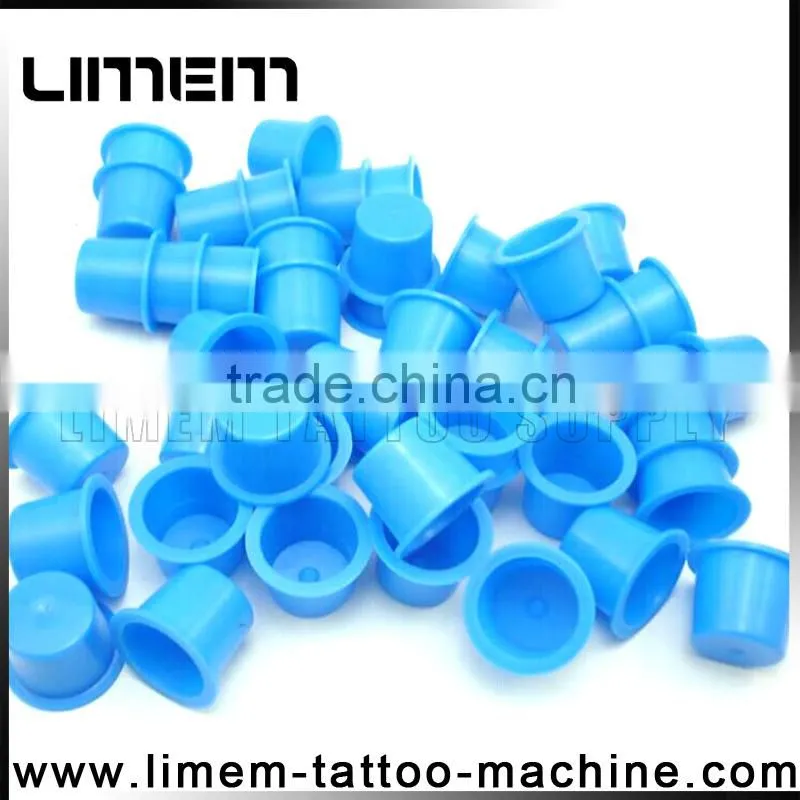 Newest (10mm,15mm,18mm) Clear red Newest (10mm,15mm,18mm) Clear red white and yellow coolr Plastic Tattoo Ink Cups