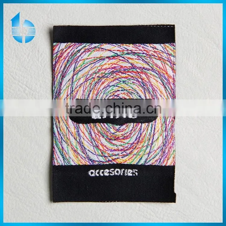 China Credible company supply weaving main tag for equestrienne fashion ensemble