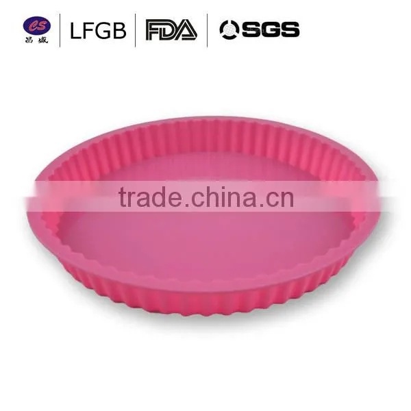 Hot sale !fashionable and high quality customized round shape silicone cake mould