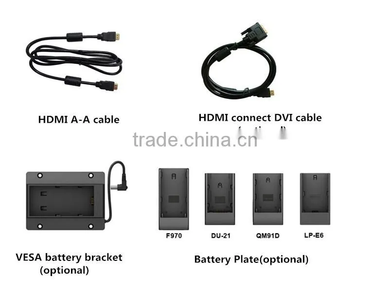 7" tft lcd vga touch screen monitor with hdmi input