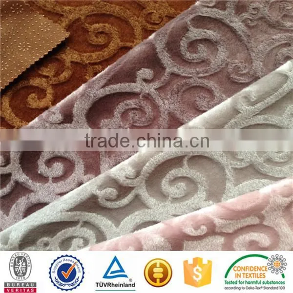 Super Soft rubber dot fabric Rubber bonded Turkey dripping velboa