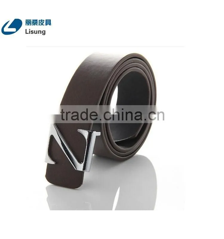Press Buckle Cheap Pu Leather Belts For Men