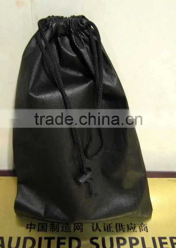 Promotional polyester drawstring bag