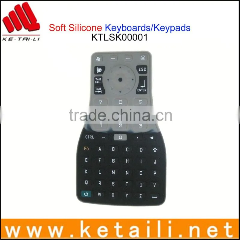 unique design silicone keypad,keyboard made in china