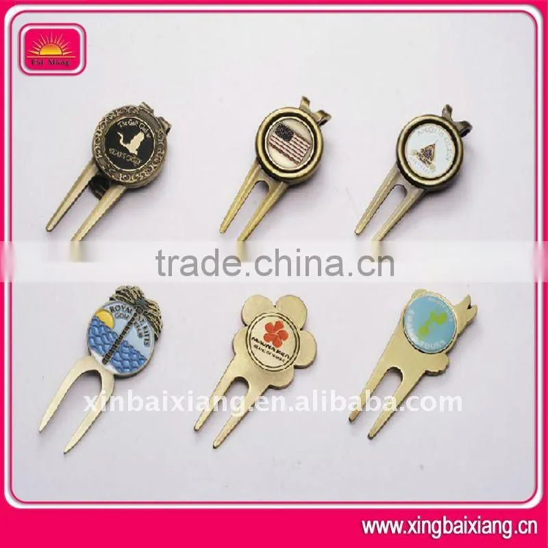 promotional metal golf ball pitch forks