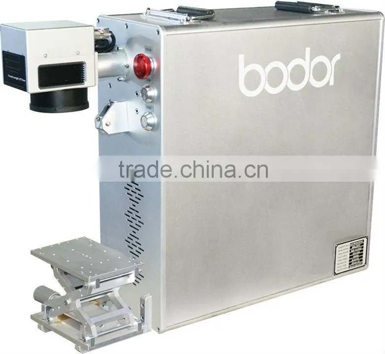fiber metal laser marking machine for ABS PVC PES 2year warranty