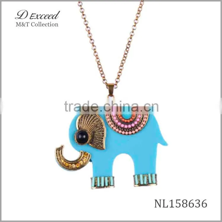 factory wholesale elephant pendants necklace,new design pendants necklace