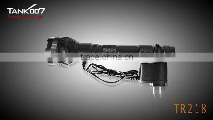 Tank007 TR218 Police LED Flashlight power light led torch military torch lamp
