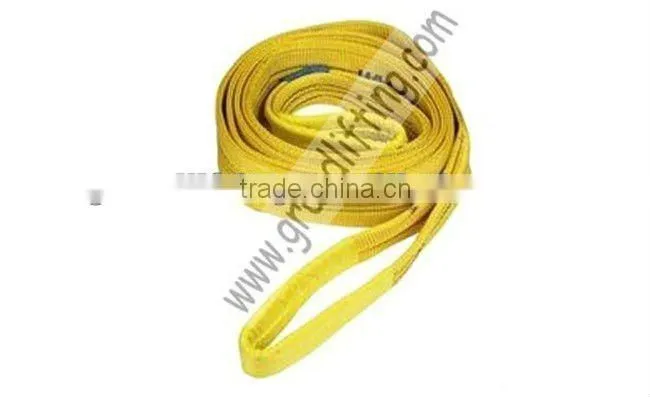 3T polyester flat webbing sling(lifting sling,round sling)