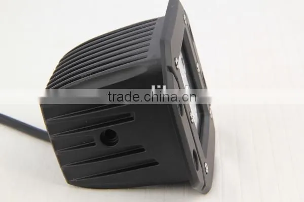12W 12V Led Work Light with Flush Mount for SUV, Jeep, Offroad High Quality Truck Lights