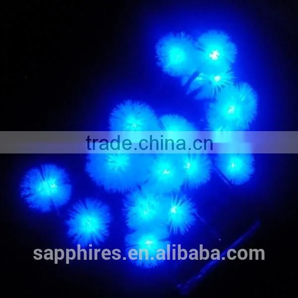 20L white led outdoor decorating lights, with snow shape led string lights