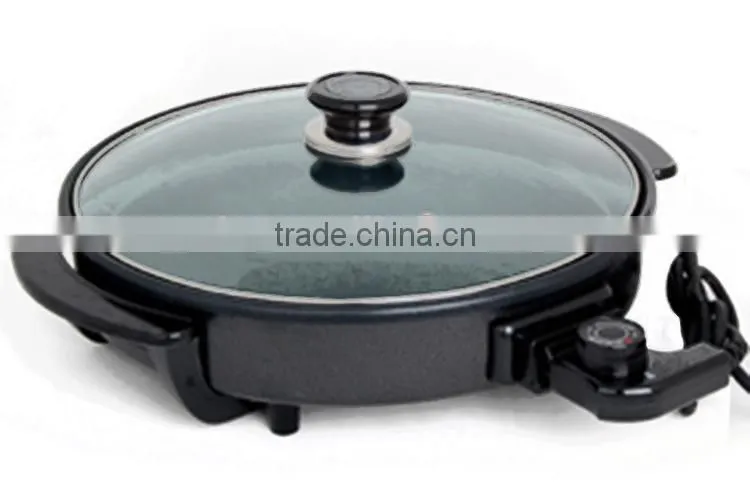 Aluminum competitive price China supplies electric pizza cooking pan