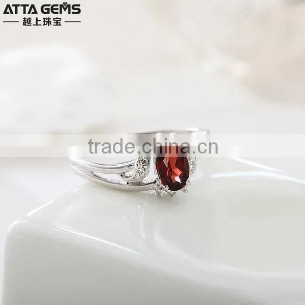 Narutal gemstones ring silver 925 ring fashion designs