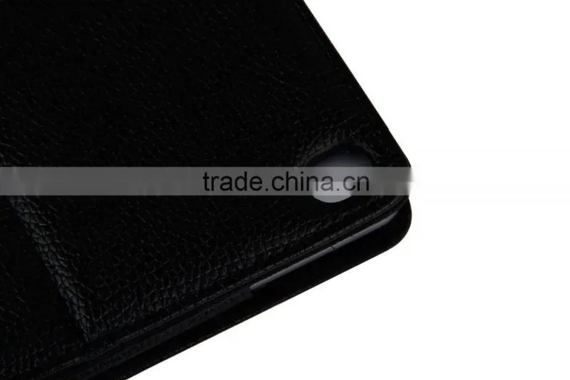 2016 new tablet pc bluetooth keyboard for ipad pro 12.9" PU leather removable keyboard case