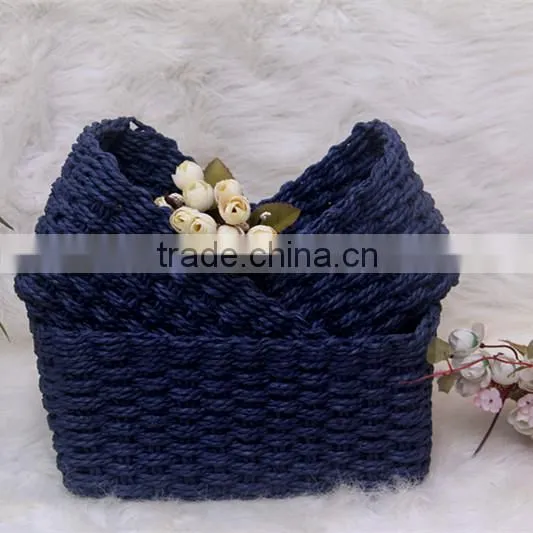 set of 3 cheap wicker baskets, flower baskets