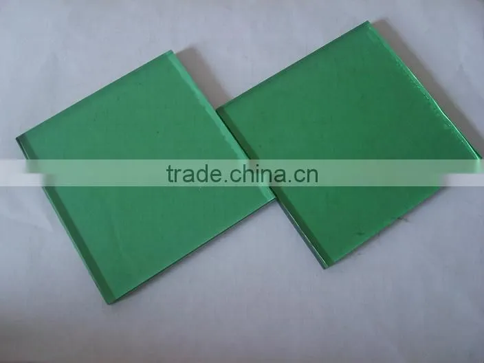 Dark green glass