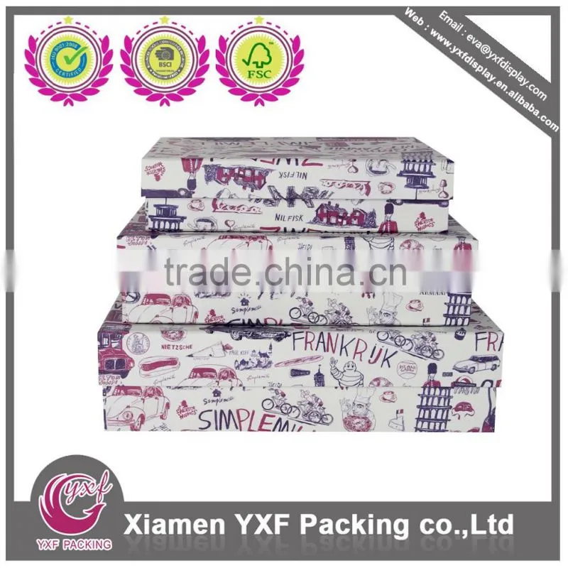Custom printed paperboard box for packaging