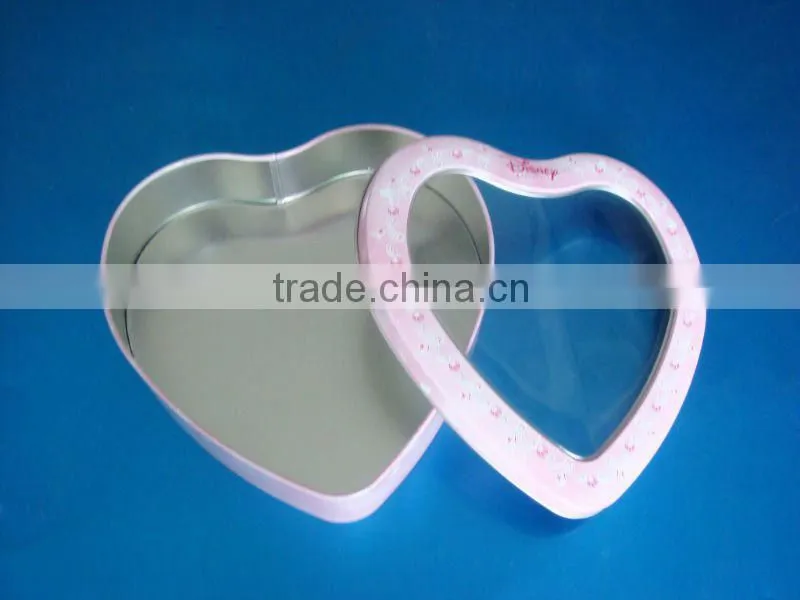 Heart Shape Chocolate Tin Box