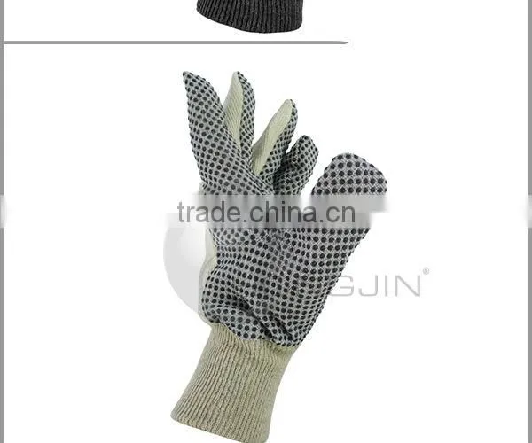 10oz PVC Dot Canvas Garden Gloves