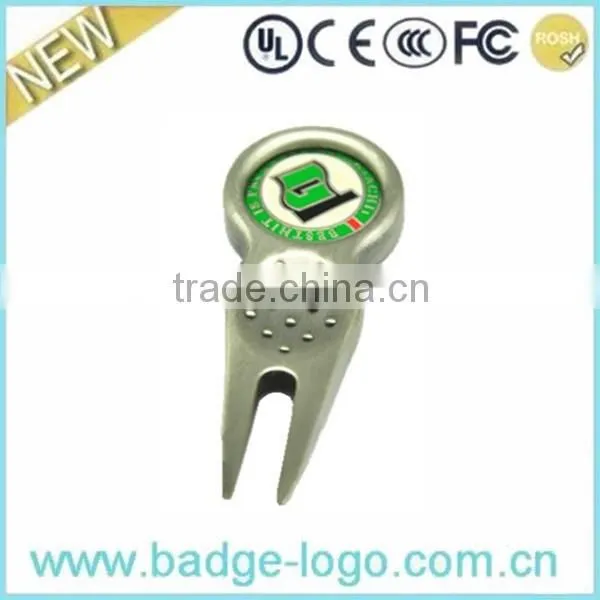 Golden Custom Die Casting Divot Tool Ball Marker