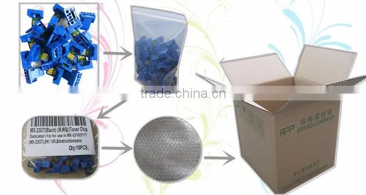 Toner chip resetter for use in sharp mx4140 mx51 copiers