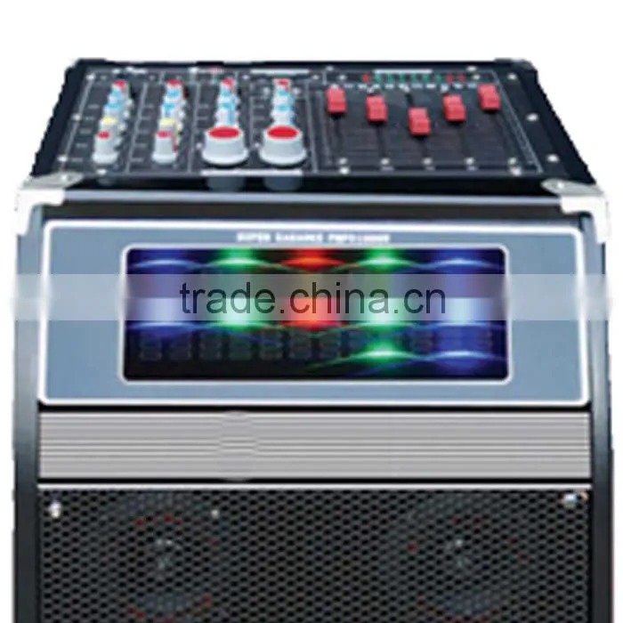 10 inch indoor active stage speaker system with display