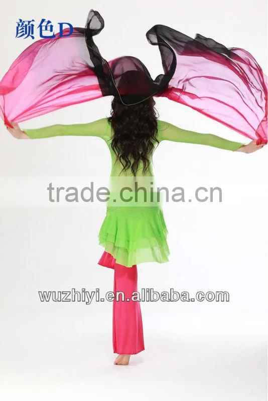 Hot Belly Dancing Veil, New Real Silk Sexy India Belly Dance scarf,Performance Dress Scarf Veil (SJ003)
