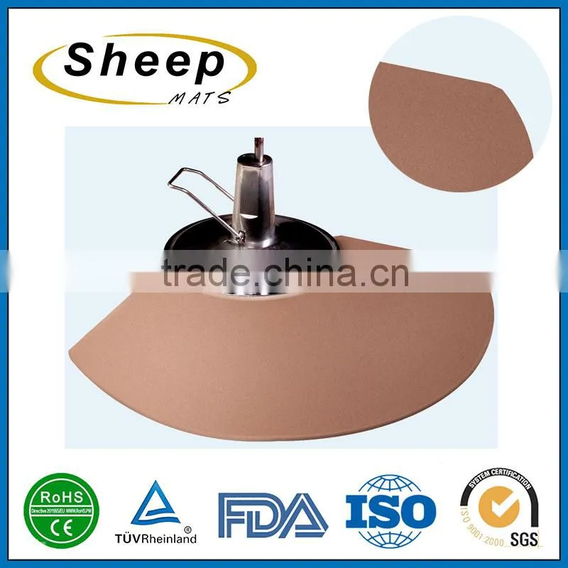 Wholesale anti slip beauty barber chair salon floor mats