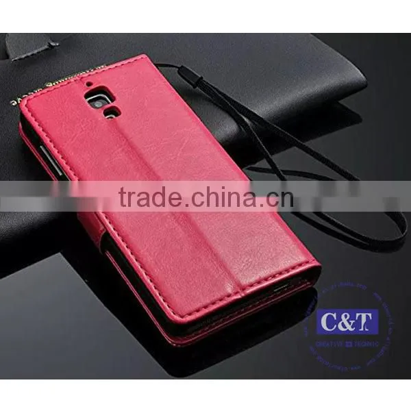 C&T Fashion Cellphone flip leather for xiaomi mi4