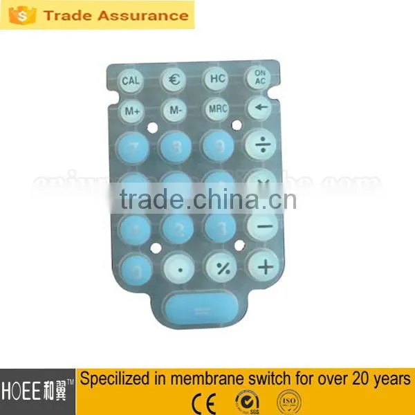 matrix rubber buttons conductive rubber keypad silicone rubber membrane overlay