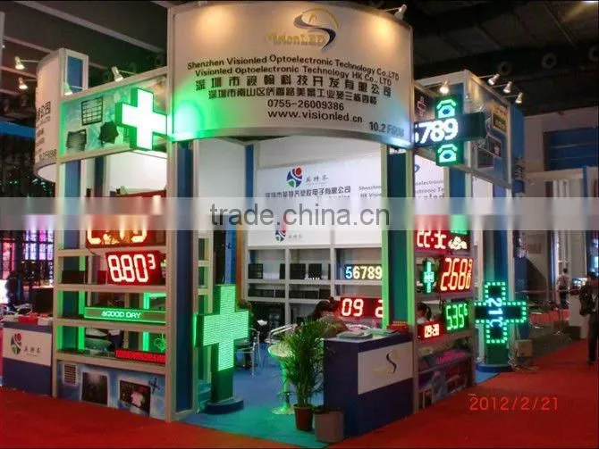 High quality Led Pharmacy cross display