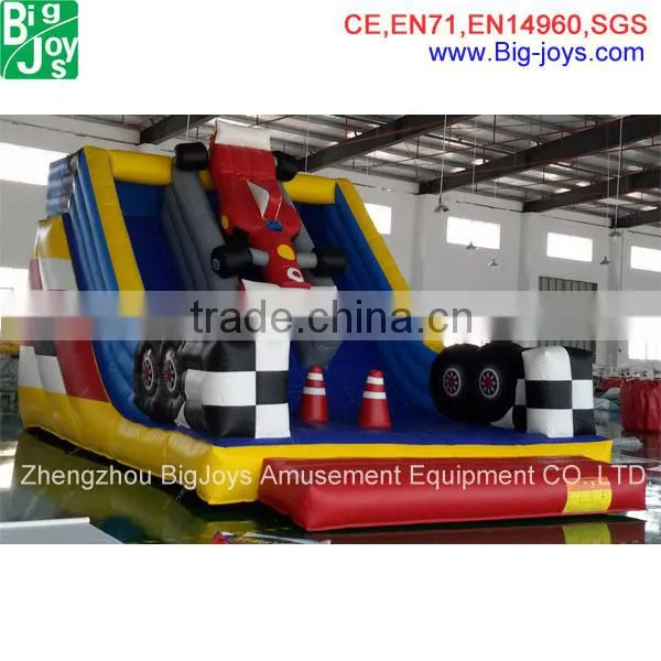 Big new design inflatable bouncy castle with slide for sale