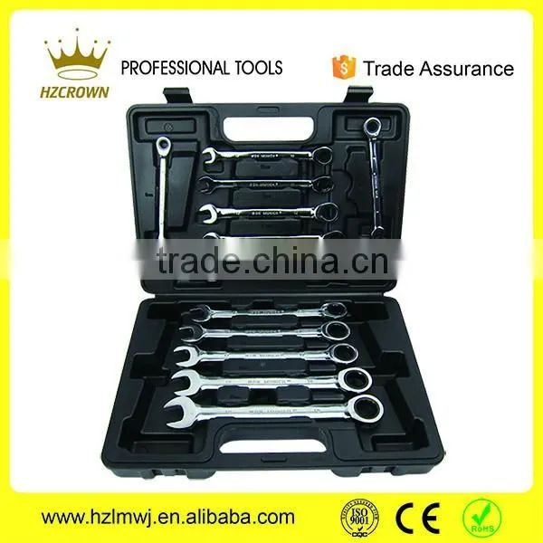 Factory Price 12pcs 8 to19mm DIN Type Professional Ratchet Wrench Set