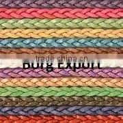 8mm Braided Leather Cords From BORG EXPORT / Braided Leather cord 8 mm