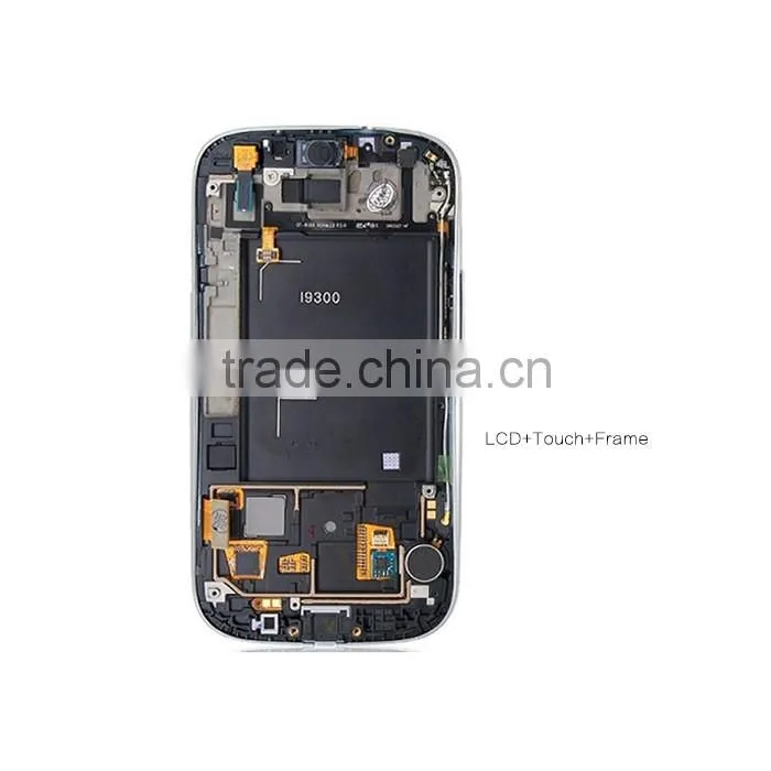 Wholesale head up display for Samsung s3 display with touch screen digitzer and frame