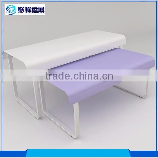 Different colors power coating sets table top display