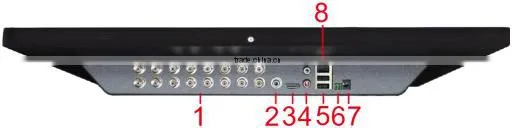 AHD NVR DVR 3 in 1 AHD 21.5" LCD Touch Screen 21.5'' 1080P LED Monitor CCTV Multi-touch XVR