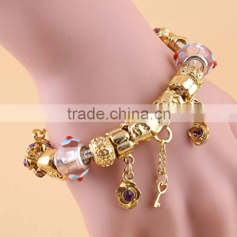 China supplier 2015 fashion gold jewelry gold bracelet