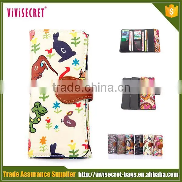 Hot lady wallet classic free pattern nylon women wallet