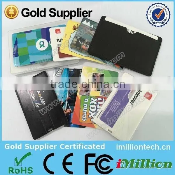 Cheapest usb card pendrive credit card usb flash , slim card pendrive OEM 1GB