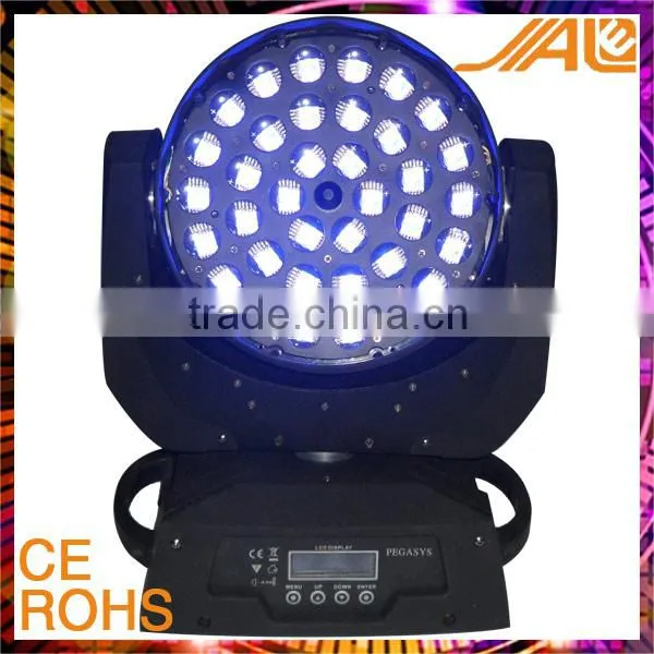 HOT 36*10w RGBWA 5in1 Zoom led Moving head wash