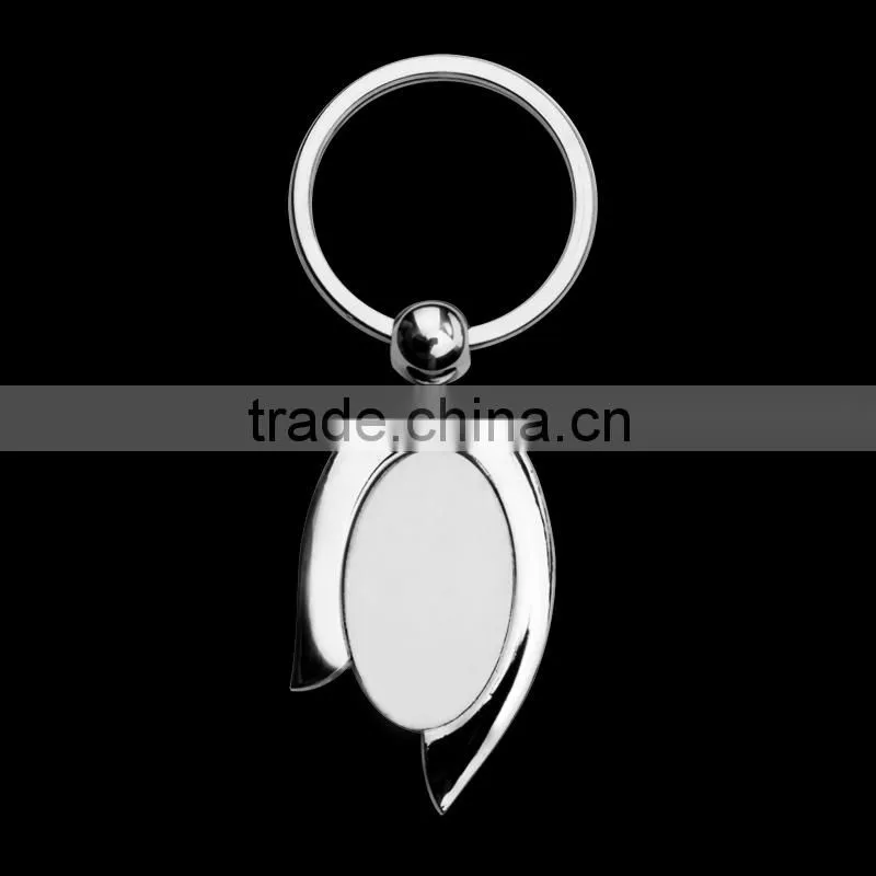Sublimation metal key ring,heat press tranfer keyring,rectangle shape