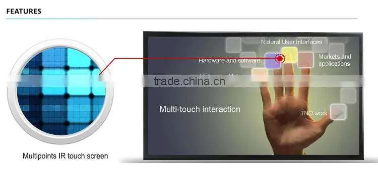 65 Inch Shockproof All In One PC Touchscreen