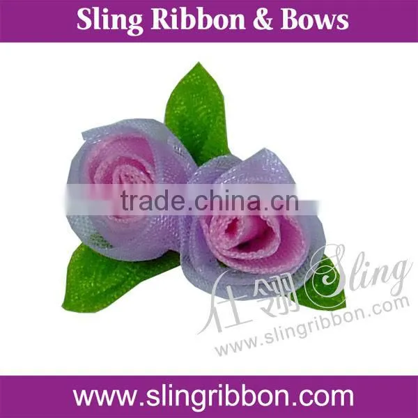 Satin Ribbon Handmade Flowers for Garments