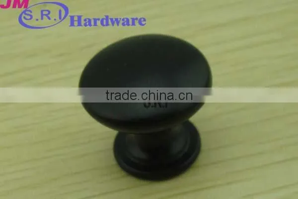 Popular classical black color zinc alloy mini drawer knobs